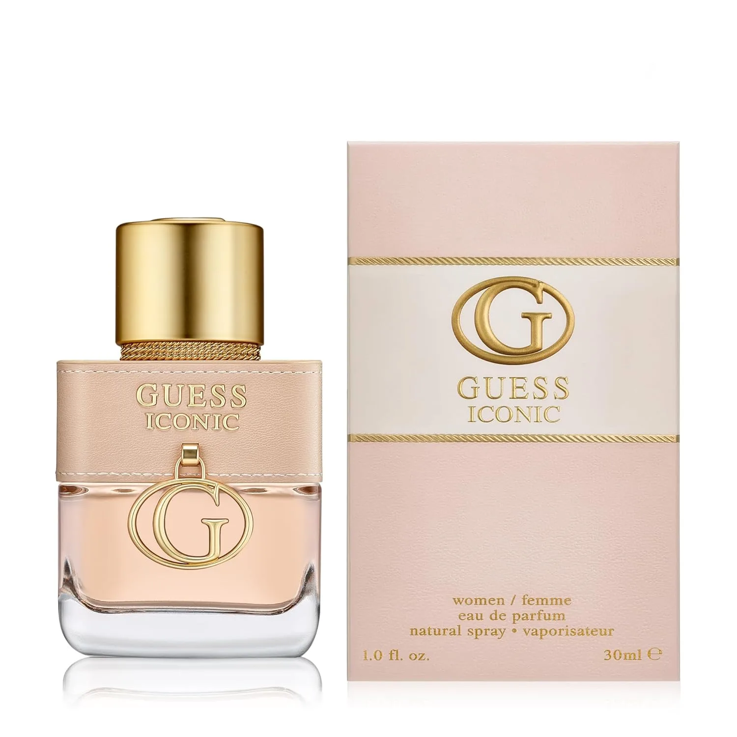 GUESS Iconic Liquid pink eau de parfum bottle