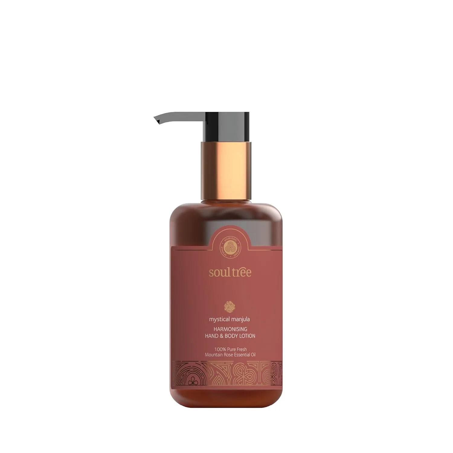 SoulTree Mystical Manjula hand and body lotion bottle